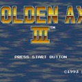 Golden Axe III title screen