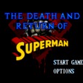 The Death and Return of Superman title screen